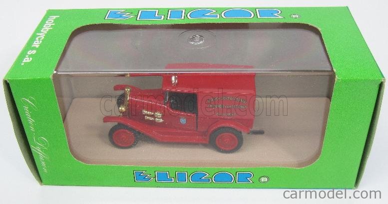 Eligor (moule norev) - Peugeot 404 camionnette bâchée POMPIERS - 1/43 - Collection