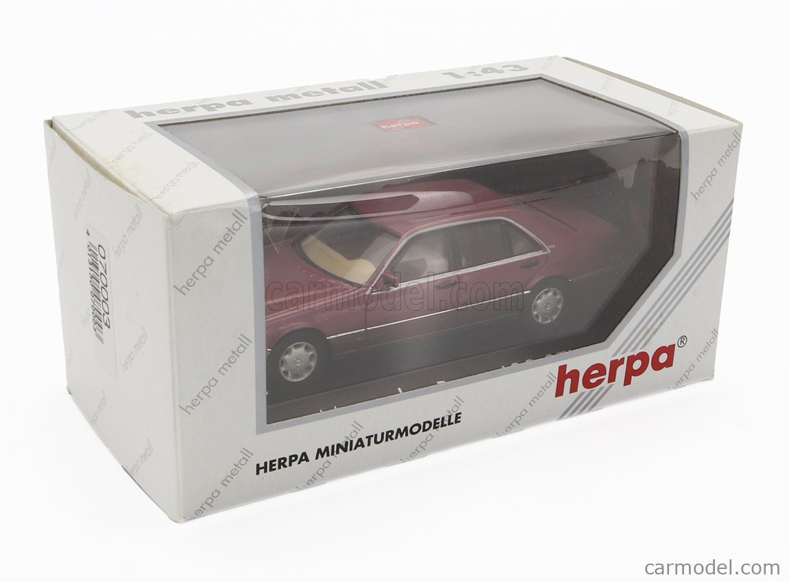 HERPA 070003 Scale 1/43 | MERCEDES BENZ S-CLASS 600SEL (W140) 1991 ...