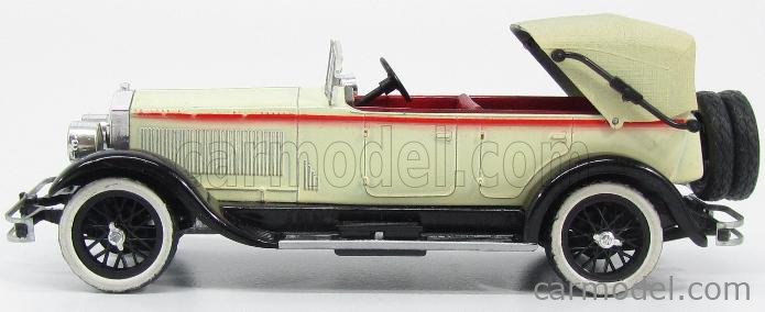Rio 1/43 Scale 15 1926 Isotta Fraschini 8a Spyder Cream Diecast model Car 