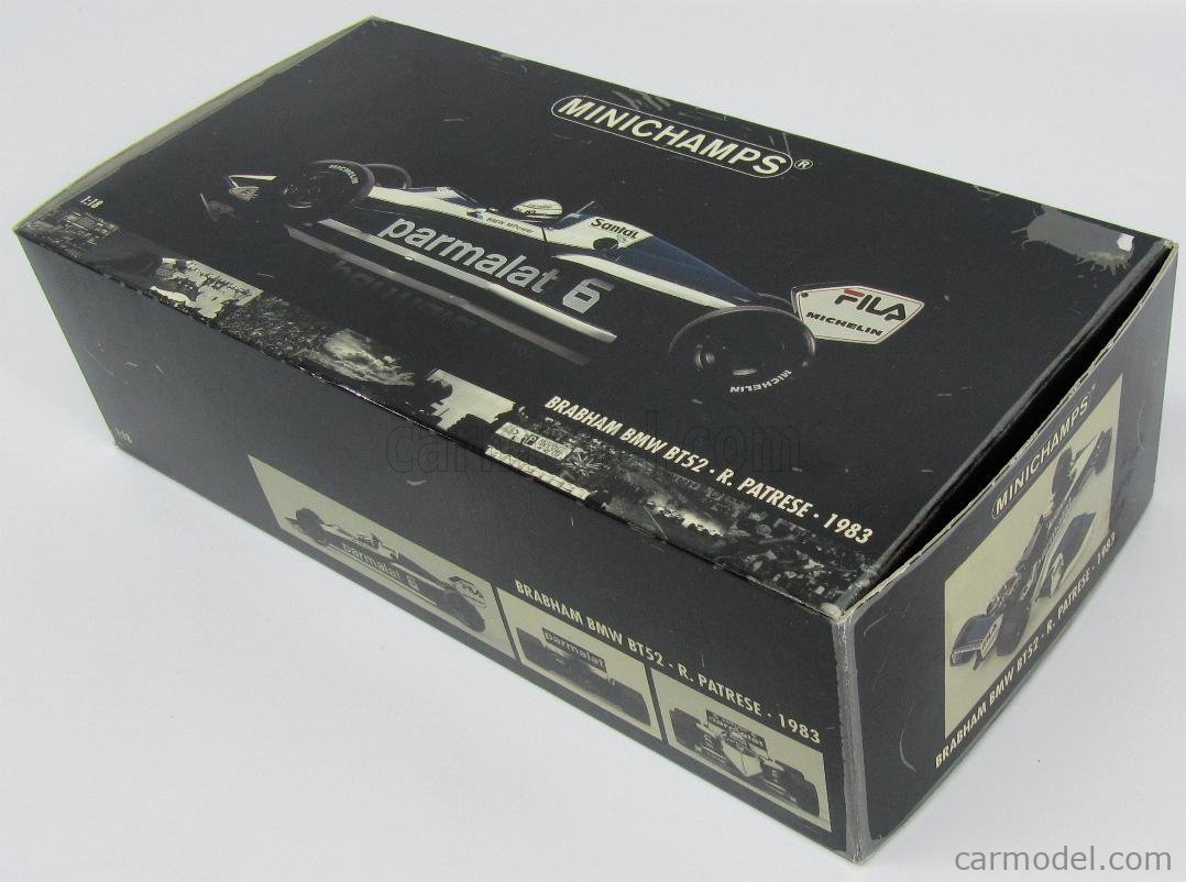 MINICHAMPS 181830006 Scale 1/18 | BRABHAM F1 BT52 BMW N 6 1983 RICCARDO ...