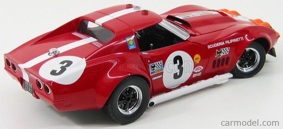 FILIPINETTI　L88　K1】1/18　LE　CORVETTE　24h　CAROUSEL1　CHEVROLET　MANS　SCUDERIA　N　1968