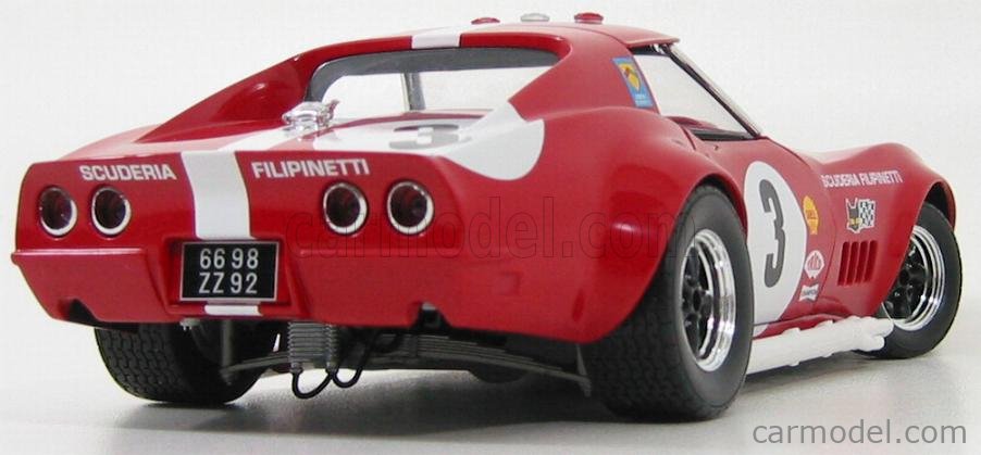 CHEVROLET - CORVETTE L88 SCUDERIA FILIPINETTI N 3 24h LE MANS 1968  U.MAGLIOLI - H.GREDER