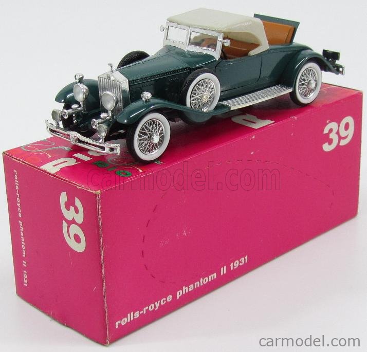 RIO-MODELS 39 Scale 1/43 | ROLLS ROYCE PHANTOM II 1931 GREEN