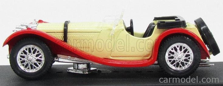 1/43 SOLIDO AGE D'OR - CLASSIC JAGUAR SS100 RED/CREAM DIECAST