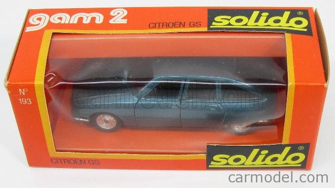 Miniature d'occasion sous blister scellé , Solido 1/43 , Citroen GS - Collection