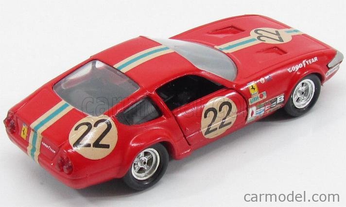 SOLIDO 16 Scale 1/43 | FERRARI 365 GTB N 22 DAYTONA 1968 RED