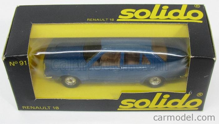 DISPLAY CASE K8 Supreme Models RENAULT 18 GTX II MODEL CAR 1987 RED 1:43 SCALE IXO SALOON