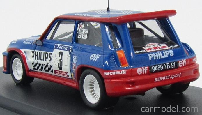 RENAULT - 5 MAXI TURBO PHILIPS N 3 RALLY TOUR DE CORSE 1985 J.RAGNOTTI -  P.THIMONIER