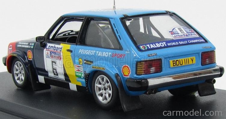 Maquette 1/43 Silhouette 3012 Talbot Sunbeam Lotus RAC 1982 - Blomqvist Fréquelin (rare)