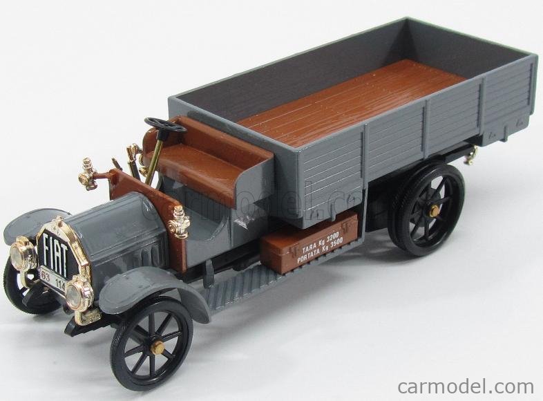 MODÈLE DE VOITURE STATIQUE RIO FIAT 18 BL CAMION MILITAIRE