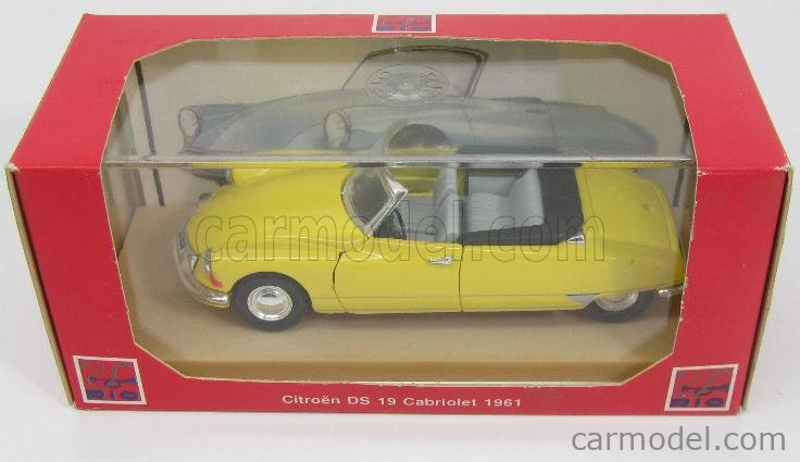 1:43 RIO Citroen Ds19 Cabriolet Usine 1961 Yellow RIO4411 8013717441105