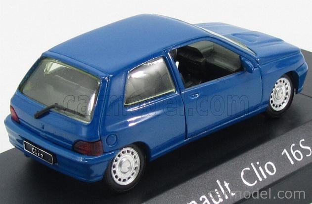 Modèle Réduit 1/43 Renault Clio Grise Solido – Sans Boîte – Occasion