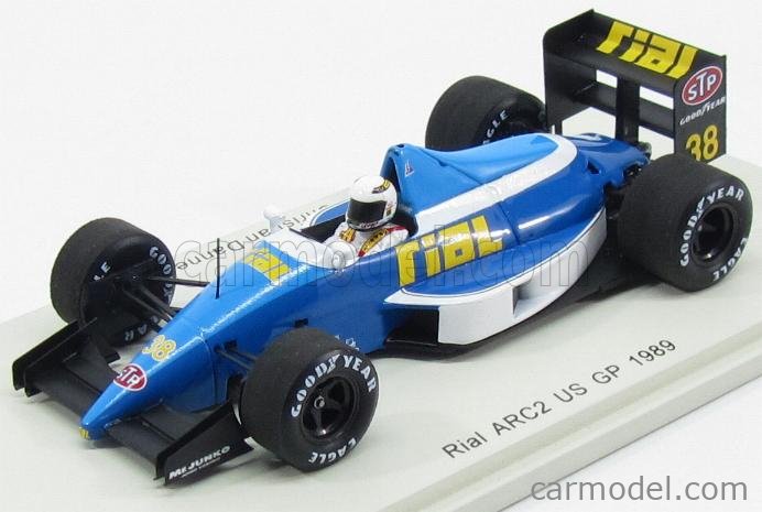 Modellino Rial ARC2 Raphanel – Formula 1 – GP Belgio 1989 (Prove) – Scala 1:43 Spark 3963