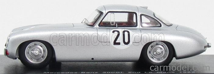 Spark S4408 Helfrich 1/43 MERCEDES BENZ 300SL n°20 2ème Le Mans 1952 T 