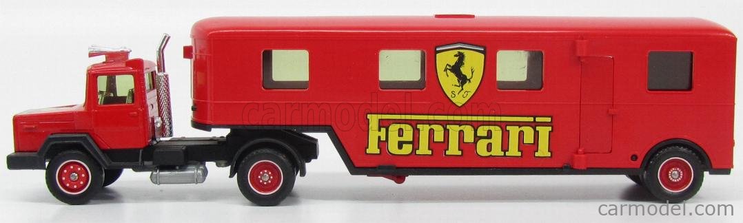 Ferrari Iveco LD-Ferrari 1:64 ミニカー SOLIDO 3504 Scale 1/64 | IVECO FIAT TRUCK MOTOROOM FERRARI