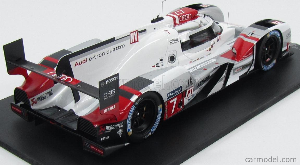 ミニカー Audi R18 e-tron quattro Le Mans '14 1:18 Spark 1:18 Audi R18 e-tron quattro #2 Winner 24h LeMans 2014