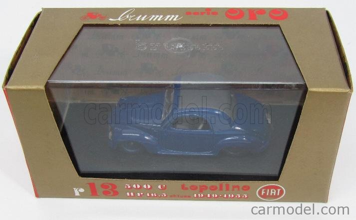 Brumm 1/43 Fiat Nouveau 500 Sport Fermée 1957 R348 Die Cast Model Made
