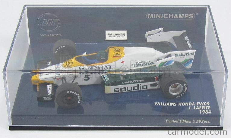 WILLIAMS - F1 FW09 HONDA N 5 SEASON 1984 J.LAFFITE