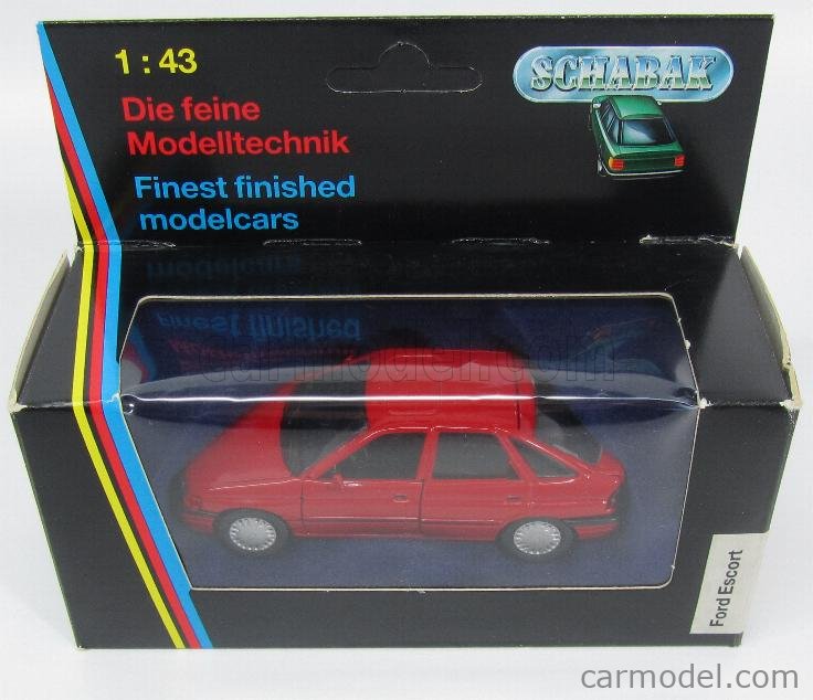 Schabak 1090 – Ford Escort Police Bulgare 1/43, Miniature Collection, état Boîte