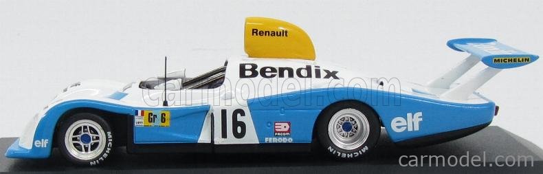 Kit Maquette MRE 1/43 - Alpine A442 Bendix Le Mans - Métal Blanc - MRE003