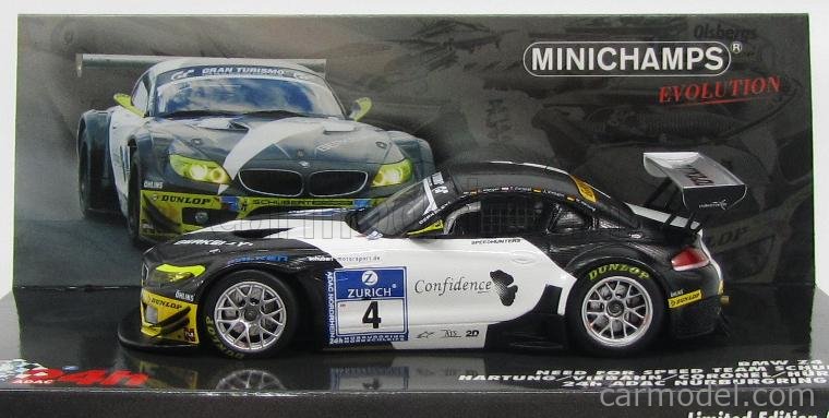 MINICHAMPS 437112904 Масштаб 1/43 | BMW Z4 GT3 TEAM HARTUNG N 4