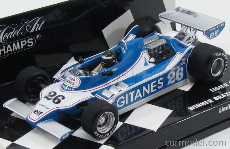1:43 CMR Ligier JS11 Winner GP Brazil Laffite 1979
