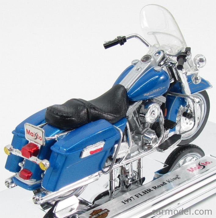Maisto】2001FLHRC Road King Classic(青銀) おもちゃ