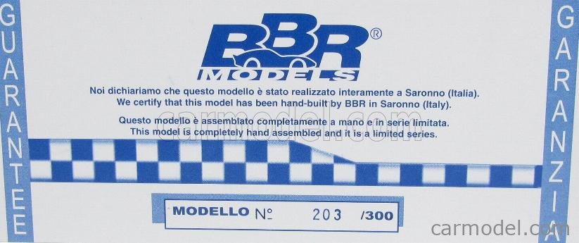 Maserati MC12 #15 – FIA GT Monza 2005 – BBR – Collection 1/43