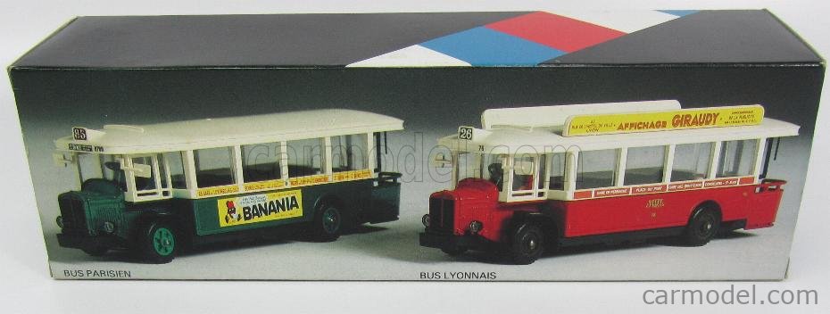 SOLIDO 4401 Echelle 1/50 | RENAULT TN6C AUTOBUS 1934 RED WHITE