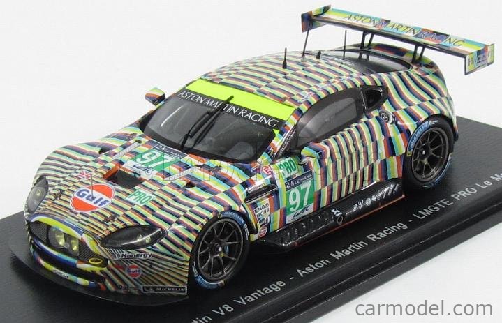 Spark 1/43 S4666 – Aston Martin Vantage #97 – 24 Heures Mans 2015 Art Car – RARE