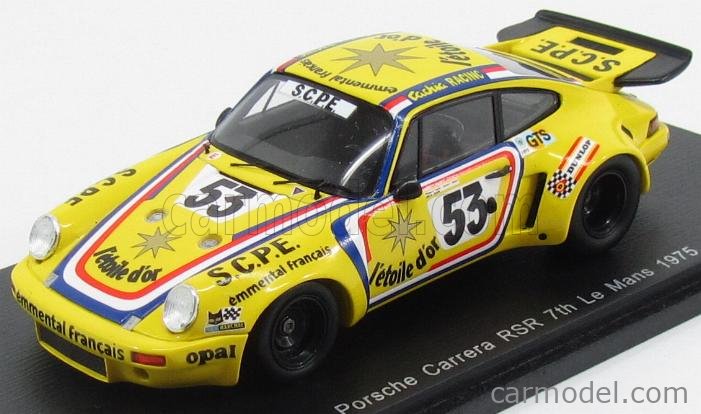 PORSCHE - 911 CARRERA RSR N 53 24h LE MANS 1975 J.BORRAS - P.MOISSON -  H.CACHIA