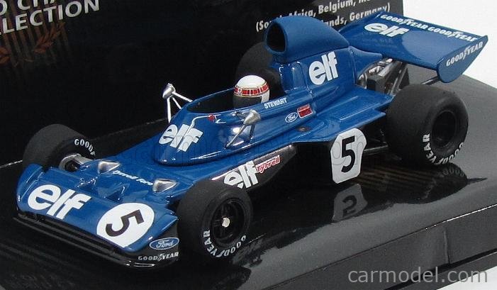 Miniature Minichamps 1/43 – Tyrrell Ford 007 Jean-Pierre Jabouille 1975 – Modèle Neuf En Boîte