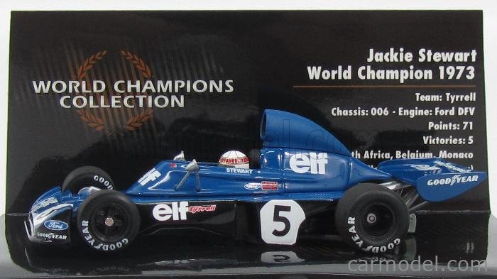 格安高品質1/43 ティレル フォード006 スチュワート 1973チャンピオン レーシングカー