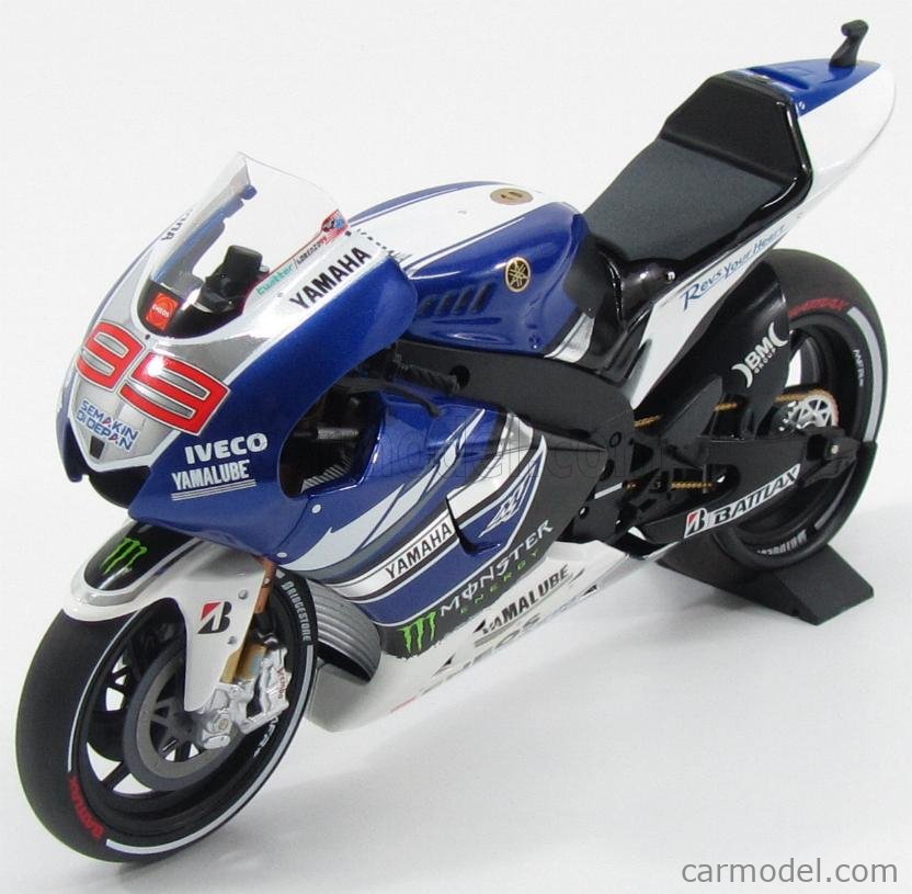 ミニチャンプス　1/12スケール　ヤマハ　YZR-M1 モンスター　2013 Minichamps 1/12 Scale Yamaha YZR-M1 Monster 2013 Motorcycle