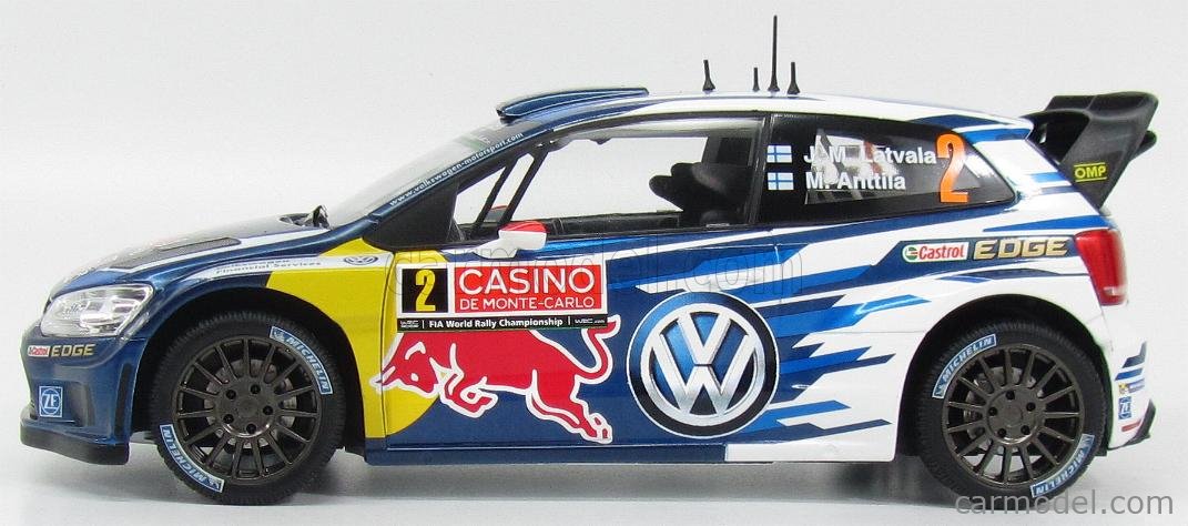 Volkswagen Polo R WRC #2 (Latvala/Anttila) - Norev 188478 - 1/18