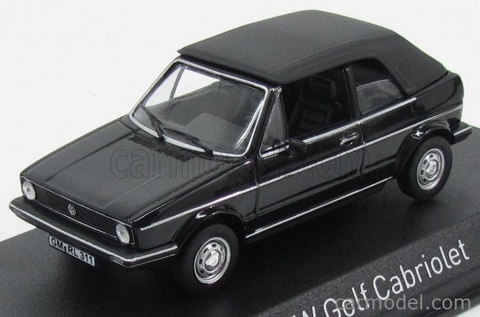 Modellauto VW Golf 1 Cabrio 1992 schwarz 1:18 Norev bei Modellautocenter,  74,50 €