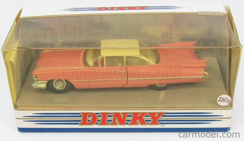 DINKY DY7B Scale 1/43 | CADILLAC COUPE DEVILLE 1959 PINK WHITE