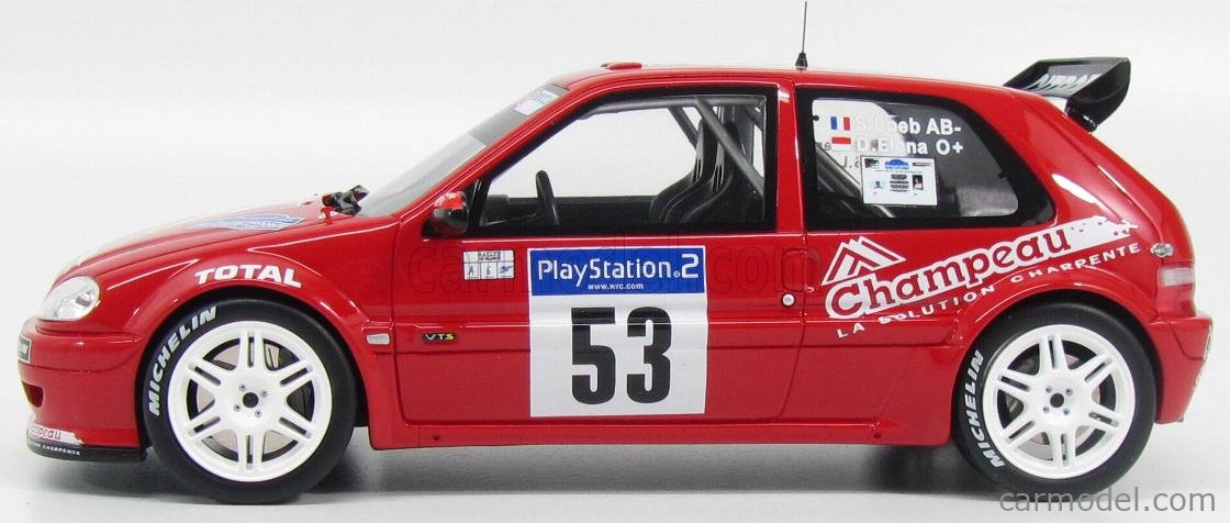 otto mobile 1/18 シトロエン サクソ 2001 ツールドコルス Citroën Saxo Kit-Car Tour de Corse 2001