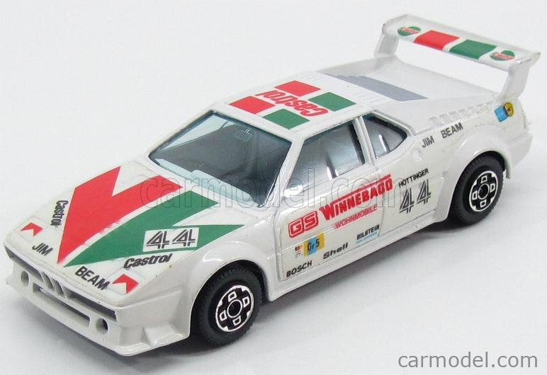 MODELLINO BURAGO DIE CAST METAL MODEL BMW M1 IMSA 1/43