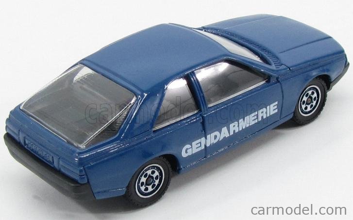 Voiture miniature Renault Mégane Gendarmerie bleu Ech 1/43 Métal Mondo