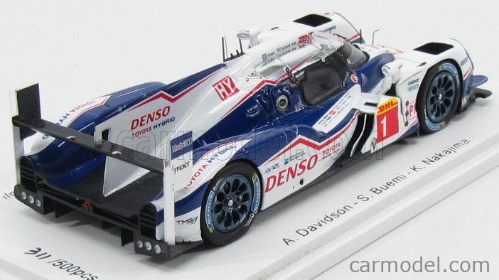 SPARK-MODEL SJ038 Masstab: 1/43 | TOYOTA TS040 3.7L V8 HYBRID TEAM ...