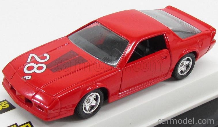 Voiture Miniature Solido Chevrolet Camaro Racing - Échelle 1:43 - Rouge - Occasion Comme Neuf