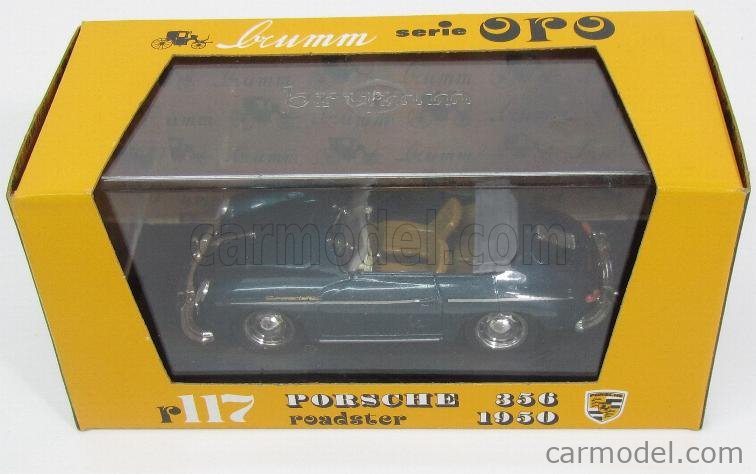 Brumm 1/43 – Porsche 356 Roadster Verte 1950 – Miniature Collection R117