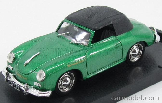 PORSCHE 356 ROADSTER 1950 Rouge BRUMM R117 1:43