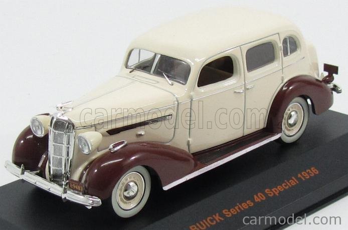 Buick Series 40 Special 1936 Ivory Brown Ixo 1:43 MUS059 Model