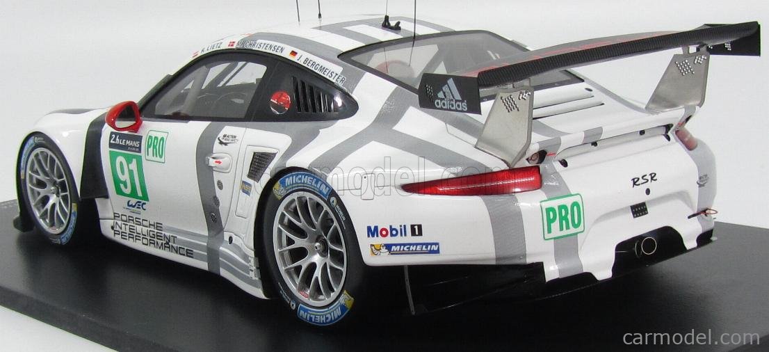 SPARK-MODEL 18S200 Scale 1/18 | PORSCHE 911 991 CARRERA RSR N 91 24h LE ...