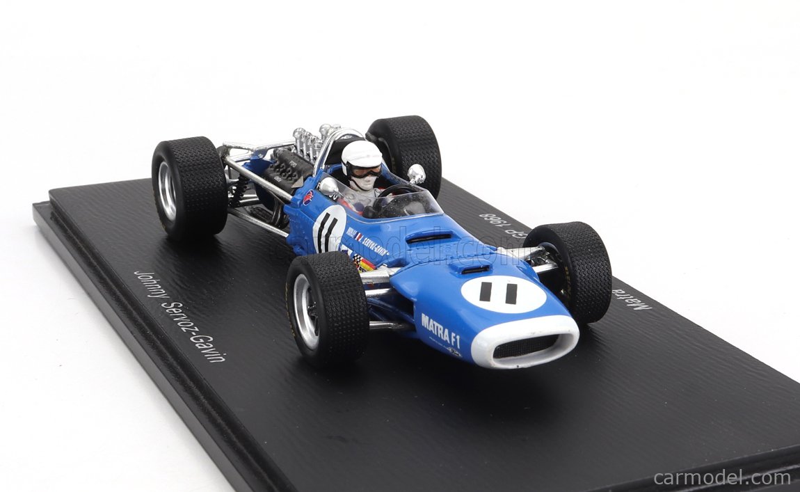 Spark 1:43 Lucien Bianchi Cooper T86B #7 3ª Mônaco GP Fórmula 1 1968 S6982 modelo carro S6982