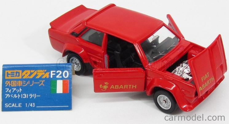 ミニカー 1/43 FIAT 131 ABARTH RALL 1/43 FIAT 131 ABARTH RALL - メルカリ