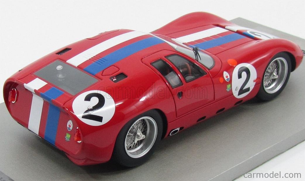 MASERATI - TIPO 151/3 4.9L V8 TEAM MASERATI FRANCE N 2 24h LE MANS 1964  A.SIMON - M.TRINTIGNANT