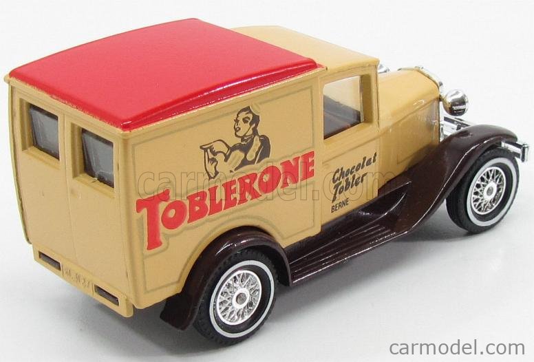 MATCHBOX Y22 Scale 1/43 | FORD USA MODEL-A VAN TOBLERONE CREAM RED